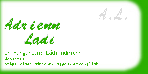 adrienn ladi business card
